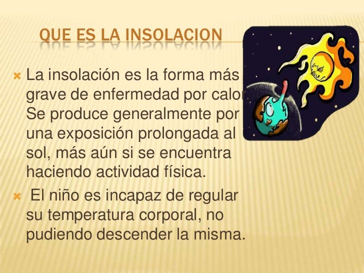 la insolacion